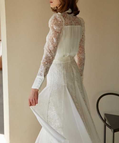 ERADIE ブラウス シャツ Gigot sleeve lace blouse ジゴスリーブ