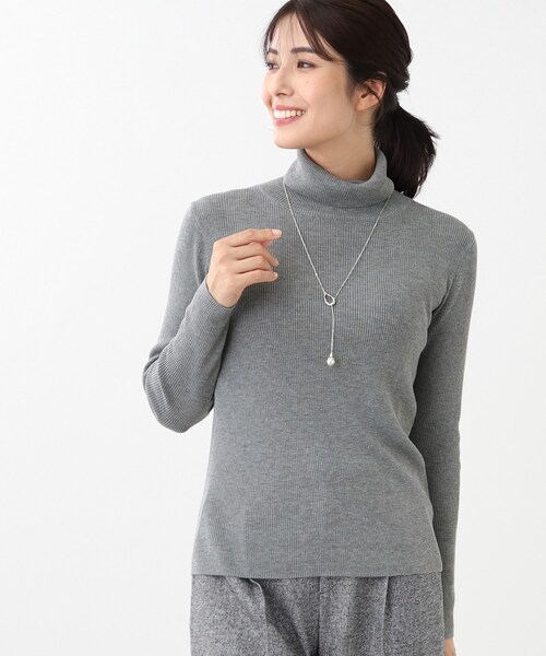 ニット セーター 「SALE／洗える／細見え」ベーシックタートルニット レディース Reflect ニット セーター 「SALE／洗える／細見え」ベーシック