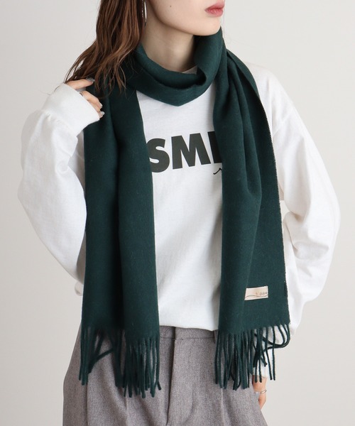 FUNALIVE（ファンアライブ） マフラー ウール 無地マフラー メンズ