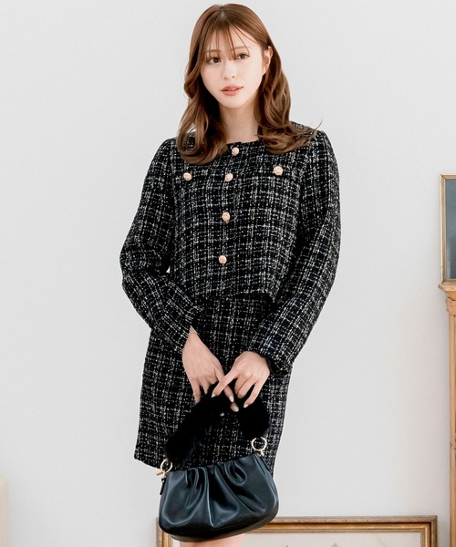 Julia Boutique（ジュリアブティック） ジャケット ノーカラー
