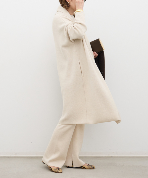 Deuxième Classeコート Deuxieme Classe コート アウター *SMOOTH KNIT GOWN MIDI