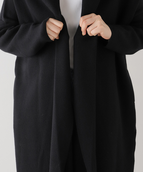 【Deuxieme Classe】SMOOTH KNIT GOWN コート SMOOTH KNIT GOWN MIDI コート（その他ブルゾン／アウター