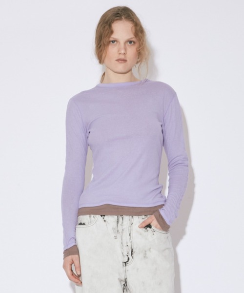 ビューティフルピープル beautiful people organic cotton      fraise flip top レディース