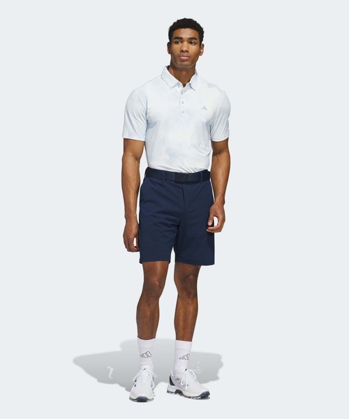 新品 アディダス セットアップ ネイビー 半袖 ポロシャツ タイトスカート 白 adidas ポロシャツ アディゼロ クールタッチ 半袖シャツ「adidas