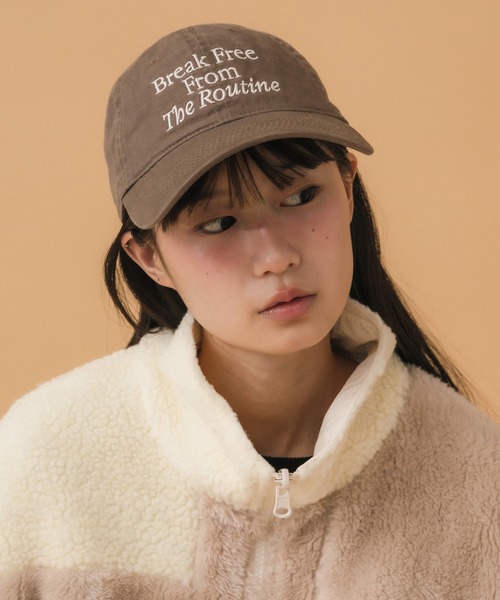 HEILIS（ヘイリス） キャップ 帽子 レディース ロゴ刺繍キャップ/韓国