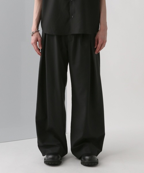 HARE｜ロングタックワイドトラウザー | Rakuten Fashion(楽天