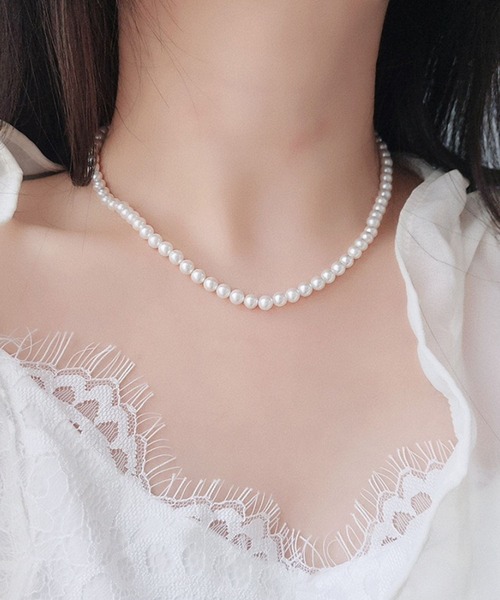 CERCA ネックレス SARINOHANA/貝パールネックレス/SILVER925