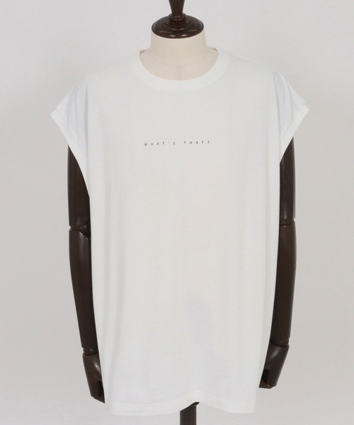 tシャツ ADAMPATEK/paranoid sleeveless/パラノイドプリントノースリーブ(AP2514024) レディース メンズ ADAM PATEK tシャツ ADAMPATEK/paranoid sleeveless/パラノイド