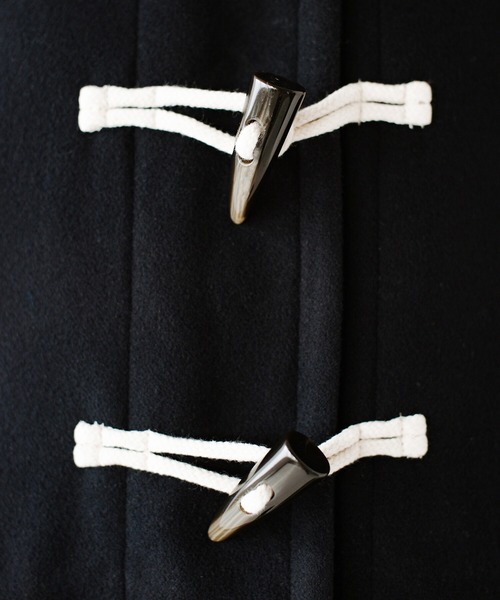 [haco!] полупальто "даффл коут" SMALL темно-синий женский 