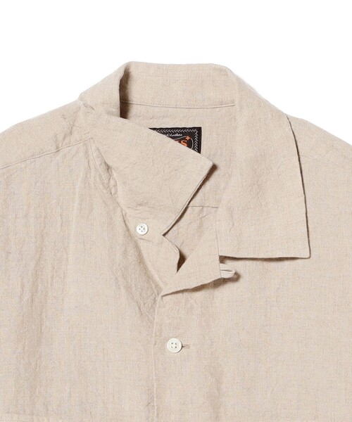 BEAMS PLUS ビームスプラス　リネン　オープンカラーシャツ 半袖 BEAMS+ シャツ リネン オープンカラー メンズ : ZOZOTOWN Yahoo