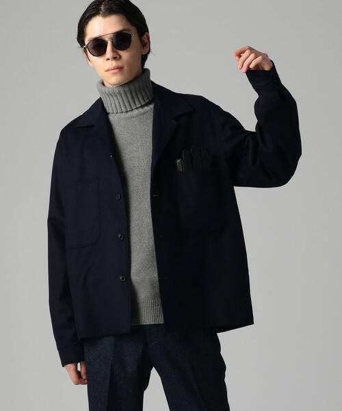 TOMORROWLAND ネイビー ブルゾン セール】 インドコットンネル ブルゾン （ブルゾン）｜TOMORROWLAND