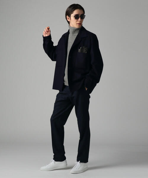 【美品】23AW TOMORROWLAND レザージャケット 40 ネイビー 美品】23AW TOMORROWLAND レザージャケット 40 ネイビー - メルカリ
