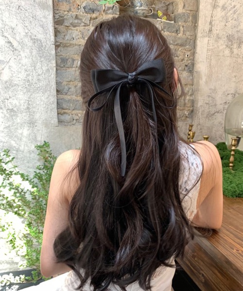 IRADOWL（アイラドール） ヘアクリップ Wリボンバレッタ : ZOZOTOWN