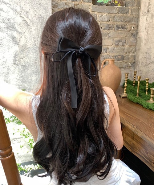 IRADOWL（アイラドール） ヘアクリップ Wリボンバレッタ : ZOZOTOWN