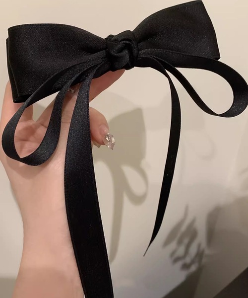 IRADOWL（アイラドール） ヘアクリップ Wリボンバレッタ : ZOZOTOWN