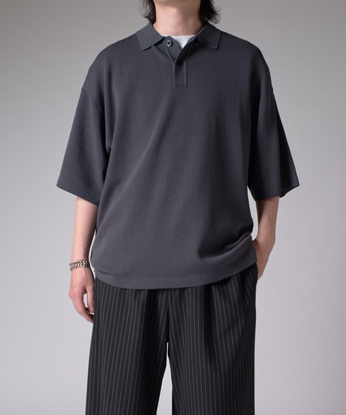 Lui's ポロシャツ BIGニットポロ メンズ : ZOZOTOWN Yahoo!店