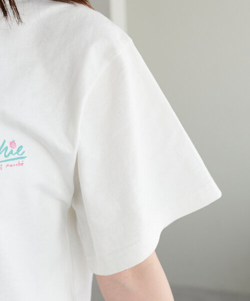 Discoat tシャツ 「ユニセックス」グローサリーバックプリントT