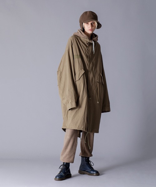 VICTIM（ヴィクティム） コート LARGE ブラック メンズ : ZOZOTOWN