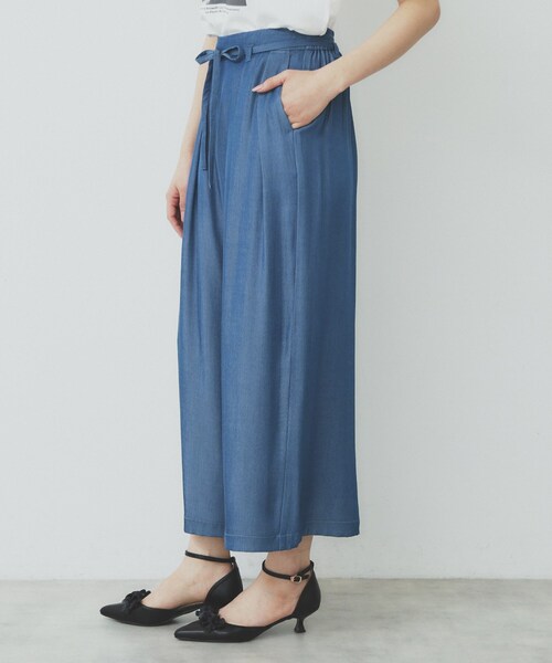 index パンツ シャンブレータックスカーチョ「接触冷感/洗濯機