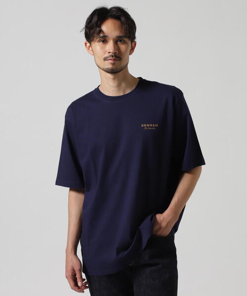 DENHAM AND SEA Tシャツ ネイビー DENHAM x WDS (SEADENHAM) S/S