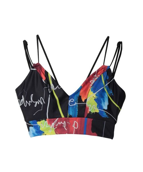 値下！新品 UN3D. 水着 LINE ART BRA TOP UN3D. - LINE ART BRA TOP / ラインアートブラトップ (ホワイト