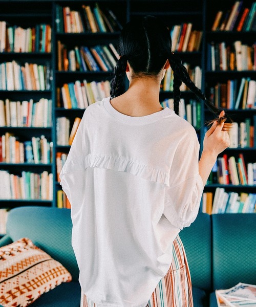 tシャツ 「MODE NORM CORE」2WAY天竺フリルプルオーバー レディース | niko and… | 09