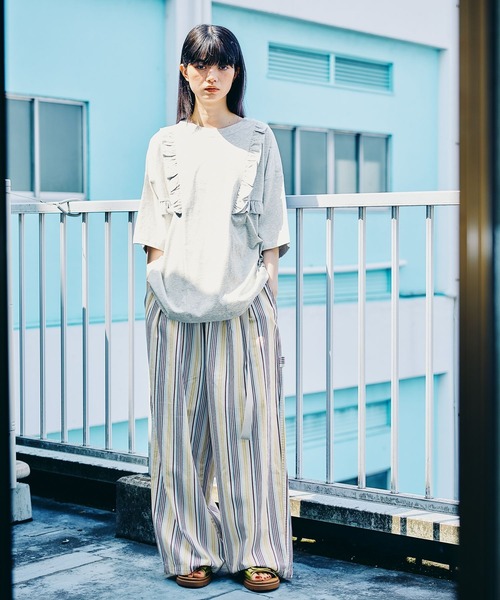 niko and… tシャツ 「MODE NORM CORE」2WAY天竺フリルプル
