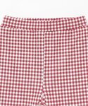 パンツ 「冷感/防汚」7分丈チェックフリルパン...の詳細画像2