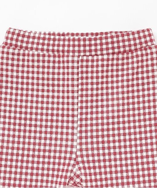 パンツ 「冷感/防汚」7分丈チェックフリルパンツ キッズ 子供服 女の子 | petit main | 05