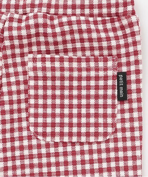 パンツ 「冷感/防汚」7分丈チェックフリルパンツ キッズ 子供服 女の子 | petit main | 07