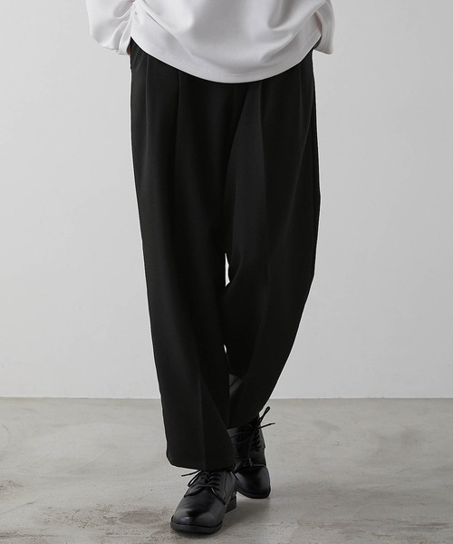 SssS　clel スラックス&テーラード CLEL スラックス 「CLEL」TR Loose Slim Straight Slacks/TR