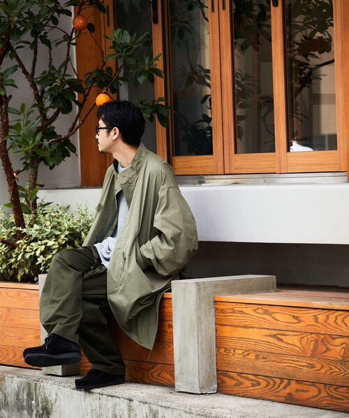 FREAK'S STOREオリーブグリーン コート FREAK'S STORE（フリークスストア） コート LARGE オリーブ メンズ