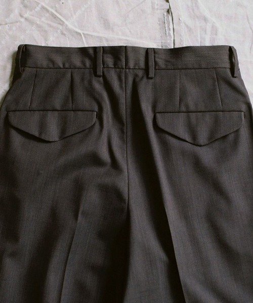 LIDnM スラックス SUMMER WOOL SLACKS メンズ : ZOZOTOWN Yahoo