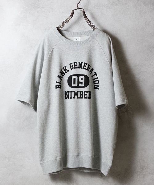 NUMBER (N)INE トレーナー スウェット COLLEGE LOGO PRINTED S/S