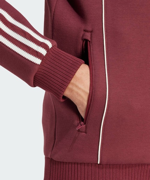 人気品。 完売のadidas リーフパターン ジップアップジャケット adidas PREMIUM ORIGINALS CRAPE TRACK TOP MINGRE/OFFWHITE