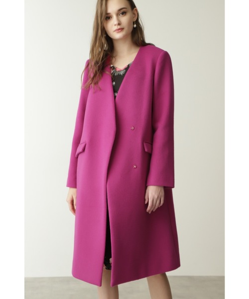 PINKY&DIANNE（ピンキー アンド ダイアン） ノーカラーコート 38