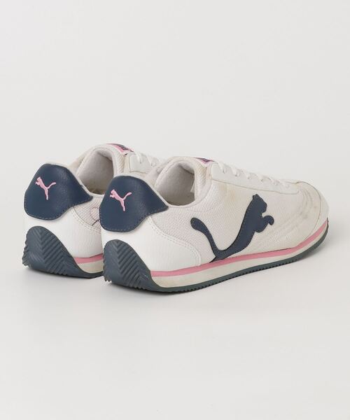 「PUMA」 ローカットスニーカー 24.5cm ホワイト レディース