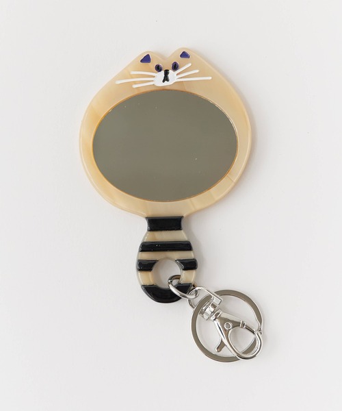 TRESSE コンパクトミラー TRESSE/トレス Cat mirror keycharm