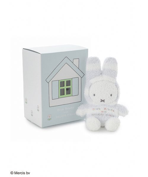 新品即発送! ジェラピケ ミッフィー ベビモコパッケージ付きぬいぐるみ　ブルー 新品即発送! ジェラピケ ミッフィー ベビモコパッケージ付き