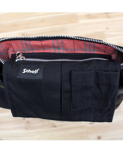 Schott N.Y.C（ショット） ショルダーバッグ PADDED BANANA BAG メンズ