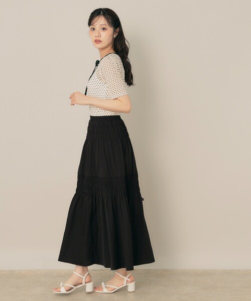 【MIYAO】ティアード巻きスカート Feroux スカート ドットティアード : ZOZOTOWN Yahoo!店 - 通販