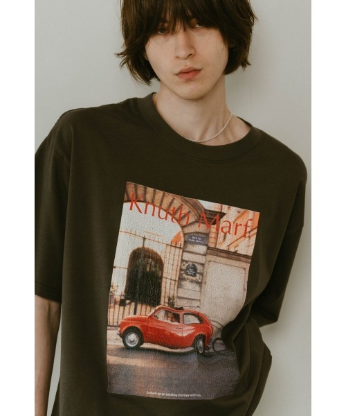 Knuth Marf tシャツ vintage print T shirt(unisex) レディース