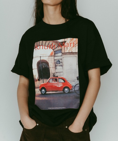 Knuthmarf 新品未使用　即日配送可能 Knuth Marf tシャツ vintage print T shirt(unisex) レディース