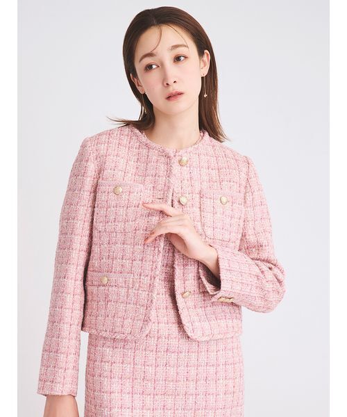 CELFORD（セルフォード） ジャケット ノーカラージャケット パイピング