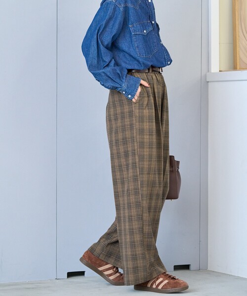 チェックパンツ レディースのおすすめ人気商品一覧 通販 - Yahoo