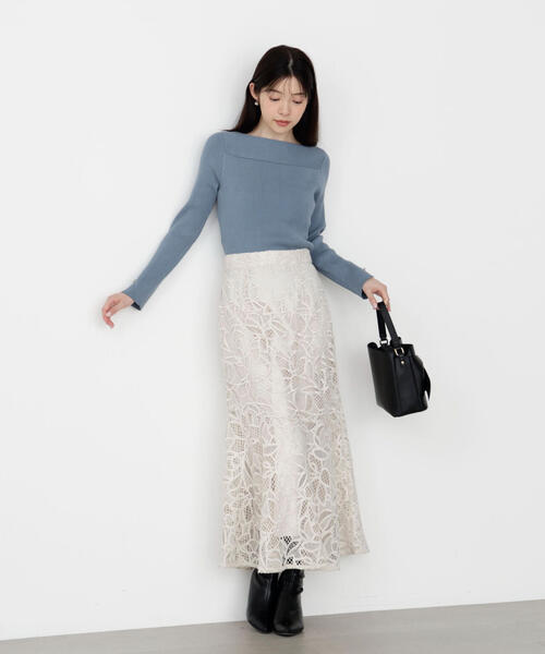 プロポーション ボディドレッシング ケミカルレースマーメイドスカート PROPORTION BODY DRESSING（プロポーションボディドレッシング
