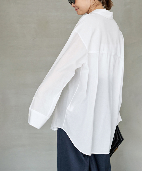 美品　ドゥーズィエムクラスDeuxieme Classe Sheer ブラウス Deuxieme Classe ブラウス シャツ *Cotton Sheer Wash