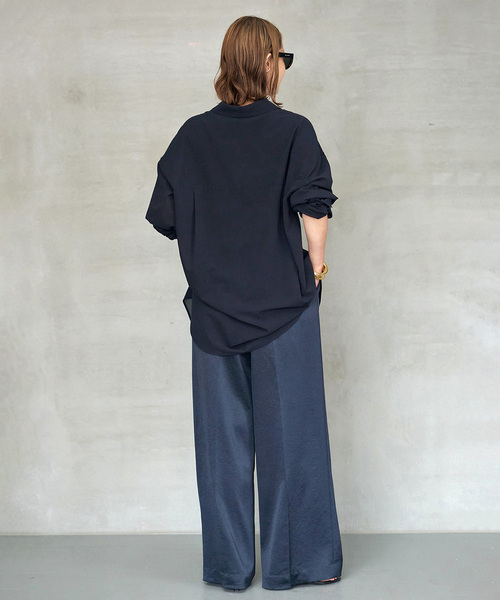 Deuxieme Classe ブラウス シャツ *Cotton Sheer Wash
