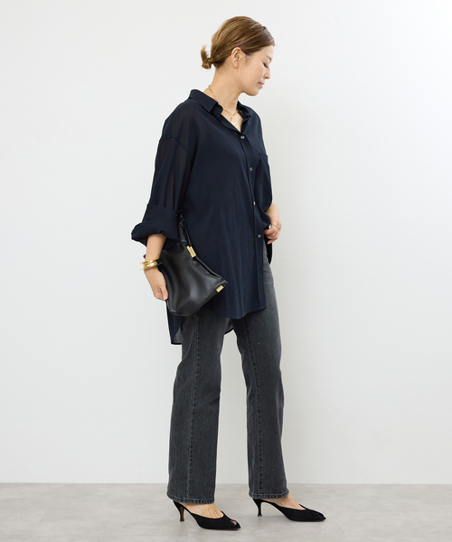 Deuxieme Classe ブラウス シャツ *Cotton Sheer Wash