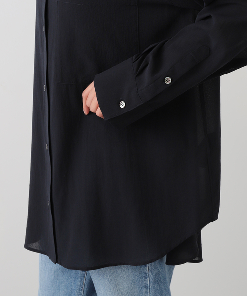 Deuxieme Classe ブラウス シャツ *Cotton Sheer Wash
